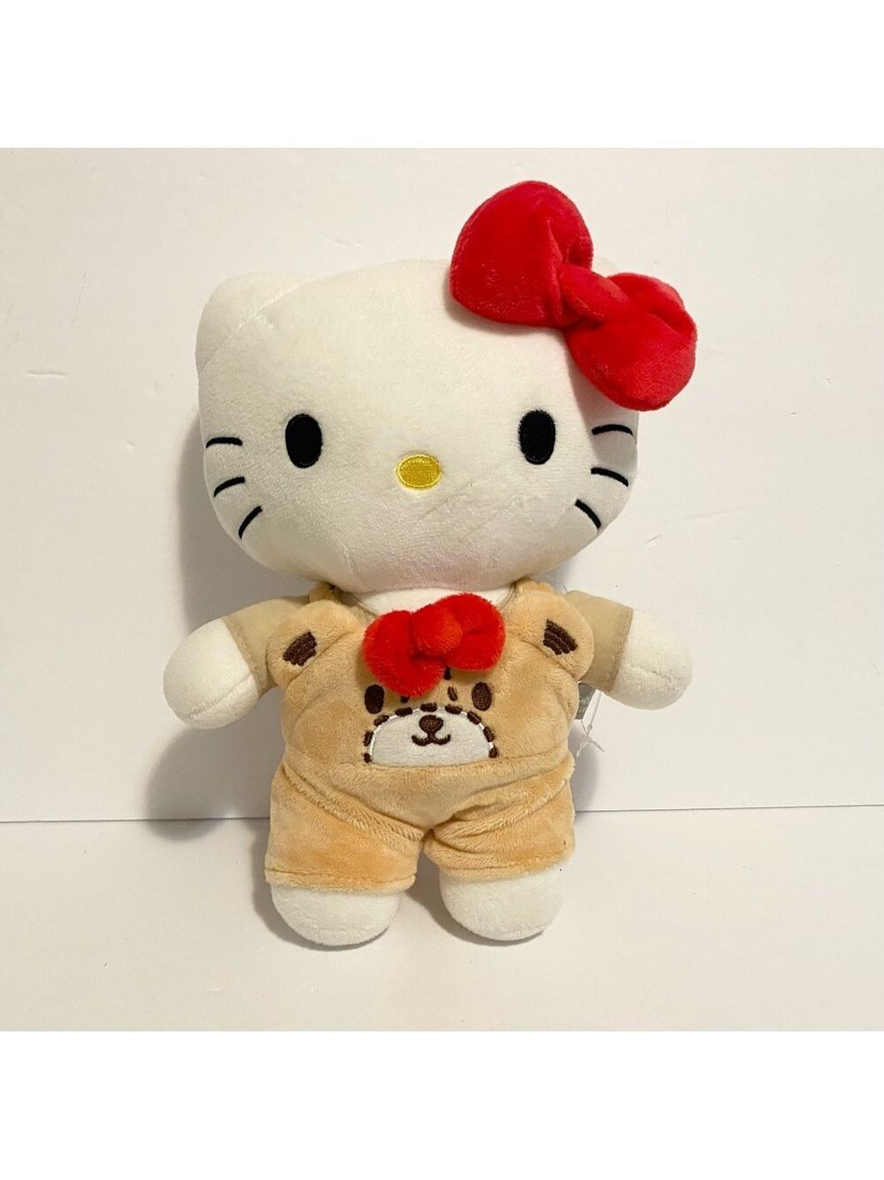 Sanrio Characters Official Plush Doll Series HELLO KITTY Friends overalls 10"
